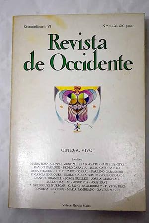 Image du vendeur pour Revista de Occidente, Ao 1983, n 24_25:: Propsito; Ortega, en el recuerdo; Sobre la actividad poltica de Ortega; Ortega, Puerto Rico y su Universidad; Mensaje de un coetneo; Nada ms que antiguo alumno universitario; Ortega en mi memoria; Ortega; Recuerdos de Ortega; Una convivencia pstuma; Cmo llegu a conocer al gran filsofo don Jos Ortega y Gasset; Ortega en la intimidad; Ortega y la psicologa; A nueva luz; La fascinacin de Ortega; Una experiencia personal de la obra de Ortega; La posesin de una filosofa; Madrid, 4 d'abril: Ortega y Gasset, ex cathedra; Recuerdos de un lector: Ortega o medio siglo de Espaa; Ortega: genio y palabra; Recuerdos emocionales; Cosas de Ortega; Paseos con Ortega; Seal de vida: obras de Jos Ortega y Gasset (1914-1932); Ortega, un maestro mis en vente par Alcan Libros