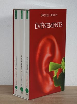 3 Volumes: Evénements. Psychopathologie du quotidien/de l'actuel.