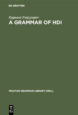 Seller image for Grammar of Hdi for sale by GreatBookPrices