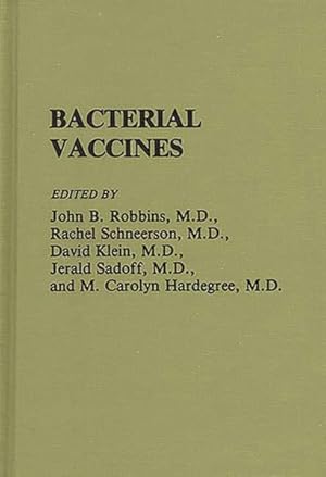 Image du vendeur pour Bacterial Vaccines mis en vente par GreatBookPrices