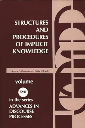 Imagen del vendedor de Structures and Procedures of Implicit Knowledge a la venta por GreatBookPricesUK
