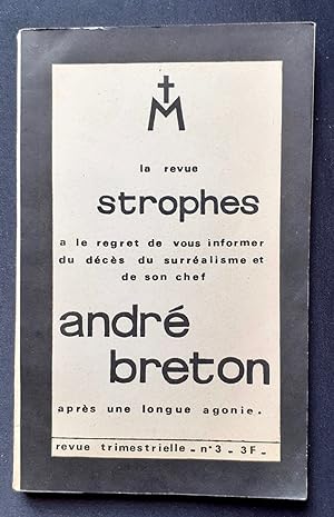 Imagen del vendedor de Strophes - N3 - a la venta por Le Livre  Venir
