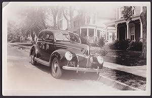 Seller image for 1939 Ford De Luxe Tudor 1939 NJ Plate SL-76Z vernacular photo for sale by The Jumping Frog