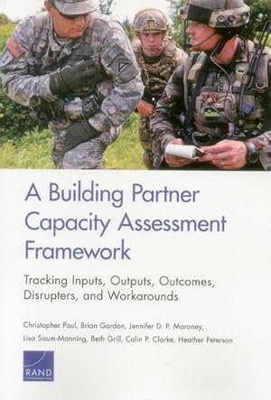 Bild des Verkufers fr Building Partner Capacity Assessment Framework : Tracking Inputs, Outputs, Outcomes, Disrupters, and Workarounds zum Verkauf von GreatBookPrices