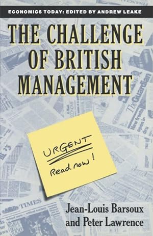 Immagine del venditore per Challenge of British Management venduto da GreatBookPricesUK