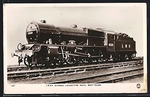 Postcard LMSR Express Locomotive Royal Scot Class
