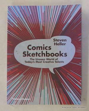 Image du vendeur pour Comics Sketchbooks. The Unseen World of Today's Most Creative Talents. London, Thames & Hudson, 2012. Fol. Durchgngig illustriert mit 700 (450 farbigen) Illustrationen. 352 S. Farbiger Or.-Kart. (ISBN 9780500289945). mis en vente par Jrgen Patzer