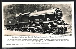 Bild des Verkufers fr Postcard London, Midland and Scottish Railway Locomotive, Royal Scot zum Verkauf von Bartko-Reher