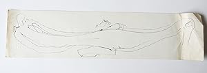 Study for a sculptural piece drawn in ink Original Drawing [SB156]