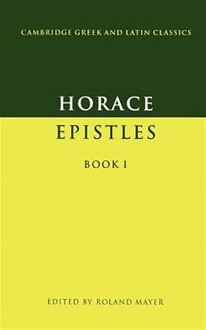 Imagen del vendedor de Horace, Epistles Book I -Language: Latin a la venta por GreatBookPrices