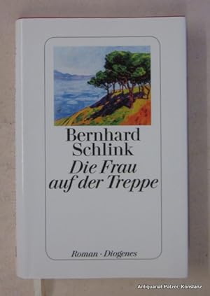 Bild des Verkufers fr Die Frau auf der Treppe. Roman. Zrich, Diogenes, 2014. 244 S., 6 Bl. Or.-Lwd. mit Schutzumschlag. (ISBN 9783257069099). zum Verkauf von Jrgen Patzer