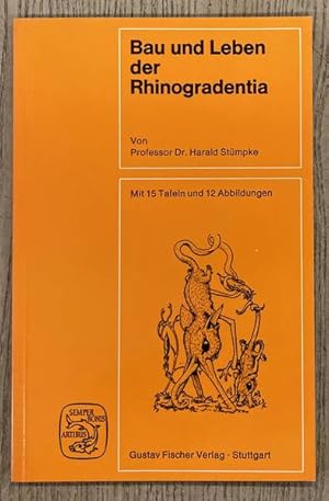 Imagen del vendedor de Bau und Leben der Rhinogradentia. a la venta por Frans Melk Antiquariaat