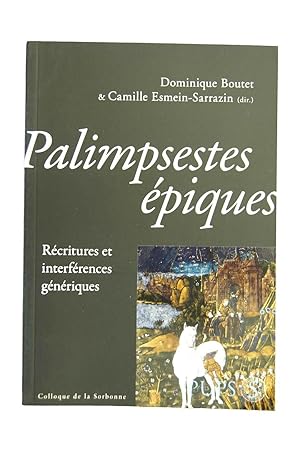 Seller image for Palimpsestes piques : rcritures et interfrences gnriques : . for sale by Librairie Douin