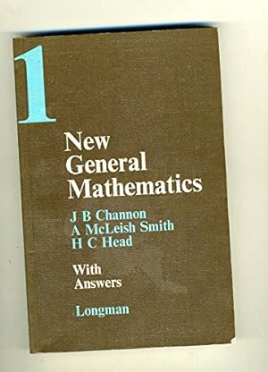 Imagen del vendedor de w.ans (Bk. 1) (New General Mathematics) a la venta por WeBuyBooks