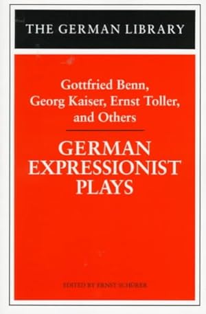 Imagen del vendedor de German Expressionist Plays a la venta por GreatBookPrices