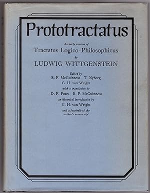 Image du vendeur pour Prototractatus: An Early Version of Tractatus Logico-Philosophicus mis en vente par Craig Olson Books, ABAA/ILAB