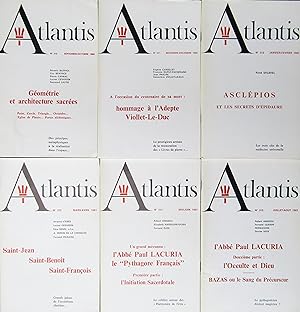 Revue ATLANTIS N° 310 à 315 54ème année complète (1980-1981)