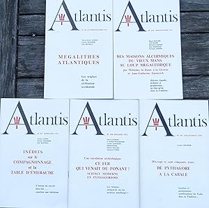 Revue ATLANTIS N° 295 à 299 51ème année complète (1977-1978)