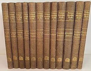 Heinrich Heine's Sammtliche Werke Bibliothek-Ausgabe Zweiter Band 12 Volumes [IN GERMAN]