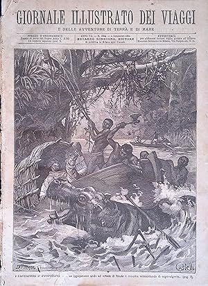 Immagine del venditore per Giornale Illustrato dei Viaggi 4 Settembre 1884 Puritani dell'Arabia Ippopotami venduto da Leggendo la storia