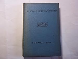 Imagen del vendedor de The Value of the Apocrypha a la venta por Carmarthenshire Rare Books