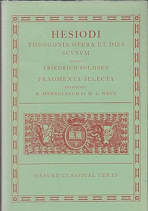 Seller image for Hesiodi Theogonia opera et dies scutum. Fragmenta Seltcta for sale by Versandantiquariat Karin Dykes