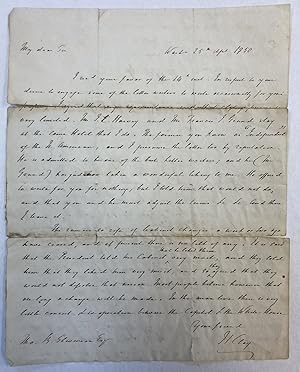 HENRY CLAY AUTOGRAPH LETTER SIGNED