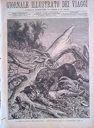 Immagine del venditore per Giornale Illustrato dei Viaggi 6 Novembre 1884 Caccia Bufalo in Indocina Franzoj venduto da Leggendo la storia
