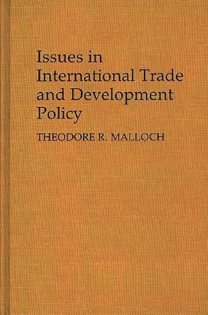 Seller image for Issues in International Trade and Development Policy for sale by GreatBookPrices