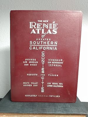 Seller image for Renie Atlas Los Angeles: City and County [13th ed] [1956] [front leatherette cover reads: "The New Renie Atlas of Greater Southern California, Counties and Cities"] for sale by Counterpane Books