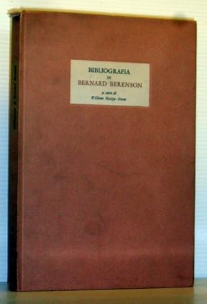 Bibliografica di Bernard Berenson