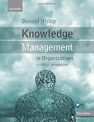 Seller image for Knowledge Management in Organizations: A Critical Introduction for sale by WeBuyBooks