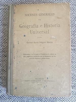 Nociones generales de Geografía e Historia universal