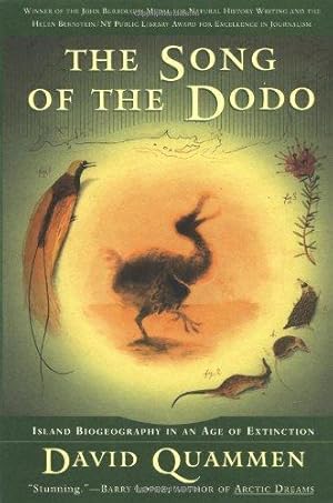 Imagen del vendedor de The Song of the Dodo: Island Biogeography in an Age of Extinctions a la venta por WeBuyBooks