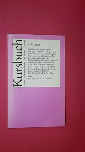 Seller image for KURSBUCH 106. Alles Design for sale by Butterfly Books GmbH & Co. KG