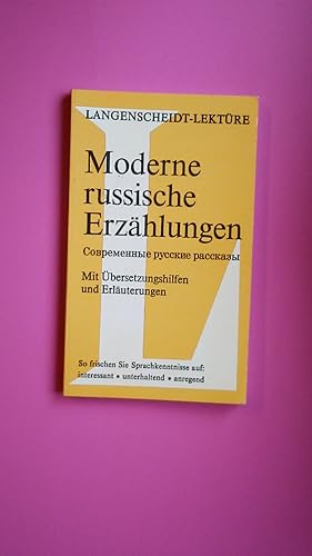 Bild des Verkufers fr MODERNE RUSSISCHE ERZHLUNGEN BAND 55. 6 Kurzgeschichten ; mit bersetzungshilfen und Erluterungen zum Verkauf von Butterfly Books GmbH & Co. KG