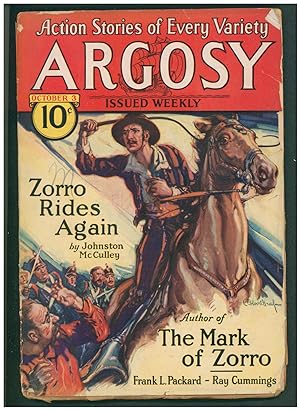 Zorro Rides Again Part I in Argosy October 3, 1931