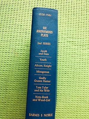 Image du vendeur pour Early English Dramatist: SIX ANONYMOUS PLAYS (2nd Series) 1528-1561 mis en vente par Cream Petal Goods