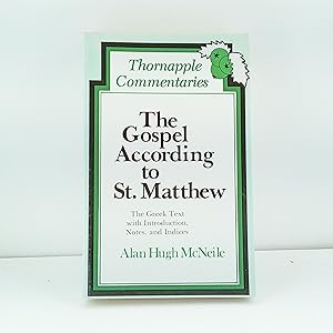 Image du vendeur pour Gospel According to St. Matthew mis en vente par Cat On The Shelf