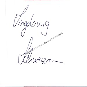 Original Autogramm Ingeburg Schwerzmann Rudern /// Autogramm Autograph signiert signed signee