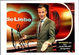 Bild des Verkufers fr Original Autogramm Kai Pflaume "Nur die Liebe zhlt" /// Autogramm Autograph signiert signed signee zum Verkauf von Antiquariat im Kaiserviertel | Wimbauer Buchversand