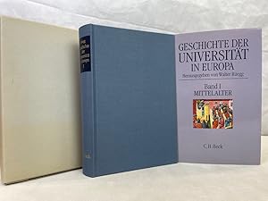 Bild des Verkufers fr Geschichte der Universitt in Europa; Band 1., Mittelalter. zum Verkauf von Antiquariat Bler
