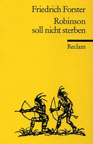 Seller image for Robinson soll nicht sterben for sale by antiquariat rotschildt, Per Jendryschik