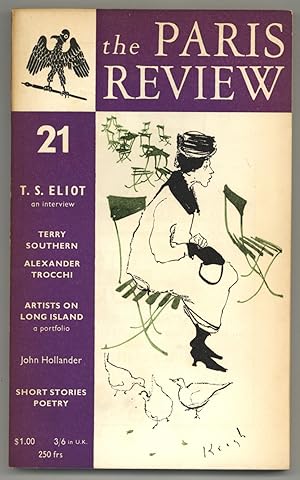 Bild des Verkufers fr The Paris Review - Number 21, Vol. 6, Spring-Summer 1959 zum Verkauf von Between the Covers-Rare Books, Inc. ABAA