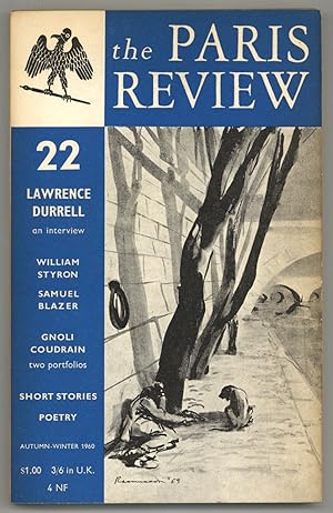 Bild des Verkufers fr The Paris Review - Number 22, Vol. 7, Autumn-Winter 1960 zum Verkauf von Between the Covers-Rare Books, Inc. ABAA