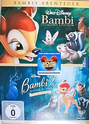 Bild des Verkufers fr Bambi / Bambi 2: Der Herr der Wlder (2 DVDs) zum Verkauf von Berliner Bchertisch eG