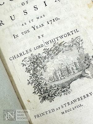 [Strawberry Hill Press]. An Account of Russia as it was in the Year 1710