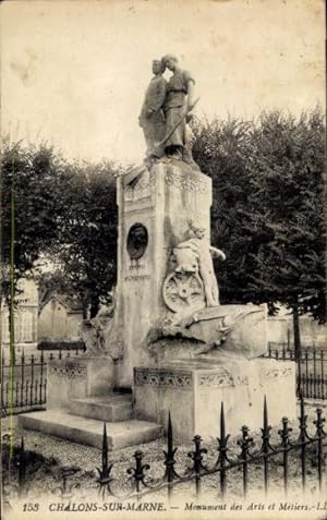 Ansichtskarte / Postkarte Chalons sur Marne, Monument des Arts et Metiers