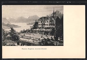 Ansichtskarte Lucerne, Pension Anglaise