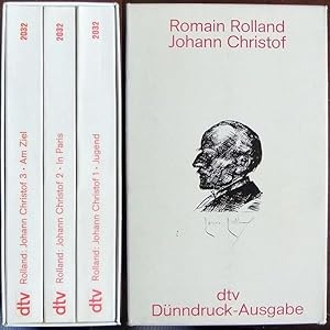 Bild des Verkufers fr Johann Christof [in drei Bnden] : Bd. 1: Jugend ; Bd. 2: In Paris ; Bd. 3: Am Ziel. [Aus d. Franz. bers. von Erna Grautoff unter Mitw. von Otto Grautoff. Mit Anm. von Gisela Bruchner u. einem Nachw. v. Wolfram Gbel] / dtv Dnndruck-Ausgabe 2032. zum Verkauf von Antiquariat Blschke